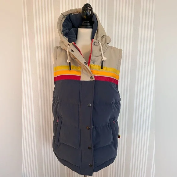 Yo Colorado Epic Fader Puffer Vest Unisex Hooded Size Medium NEW - Picture 4 of 13